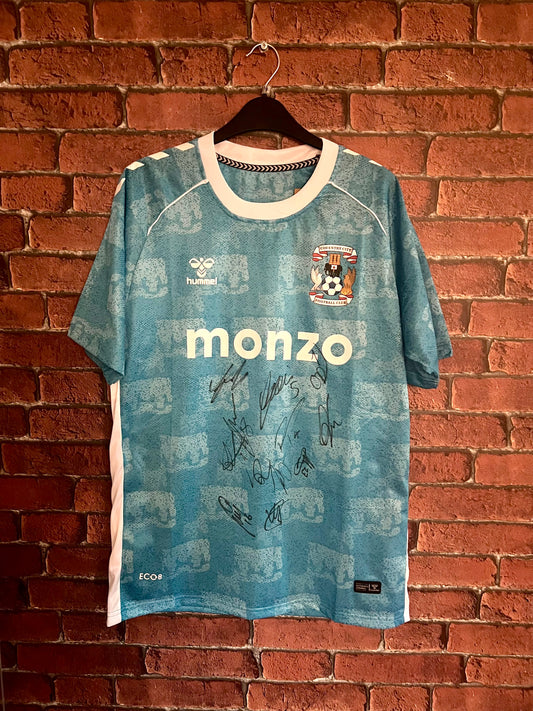 Signed Coventry City Multi-Signed 25/26 Autographed Home Jersey With Pen-On-Item Proof & COA