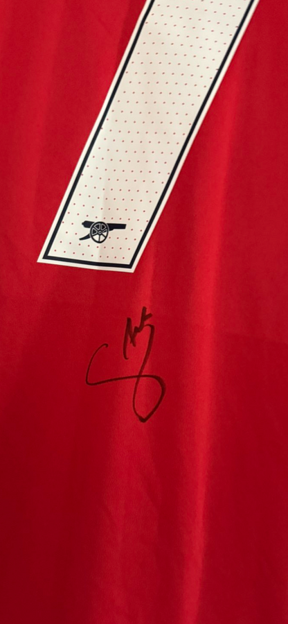 Signed Bukayo Saka Arsenal 24/25 Home Shirt With COA