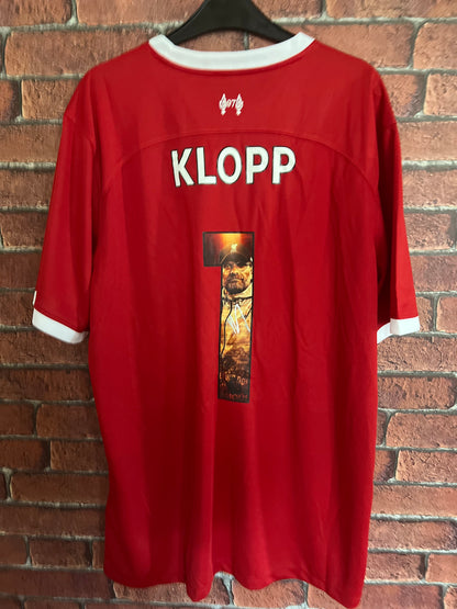 Signed Jurgen Klopp Liverpool Custom Number Home Shirt