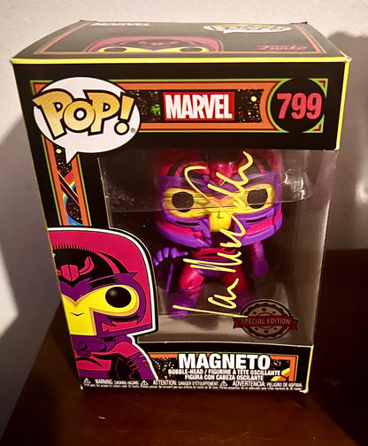 Signed Sir Ian McKellen Marvel X-Men Magneto Funko Pop!