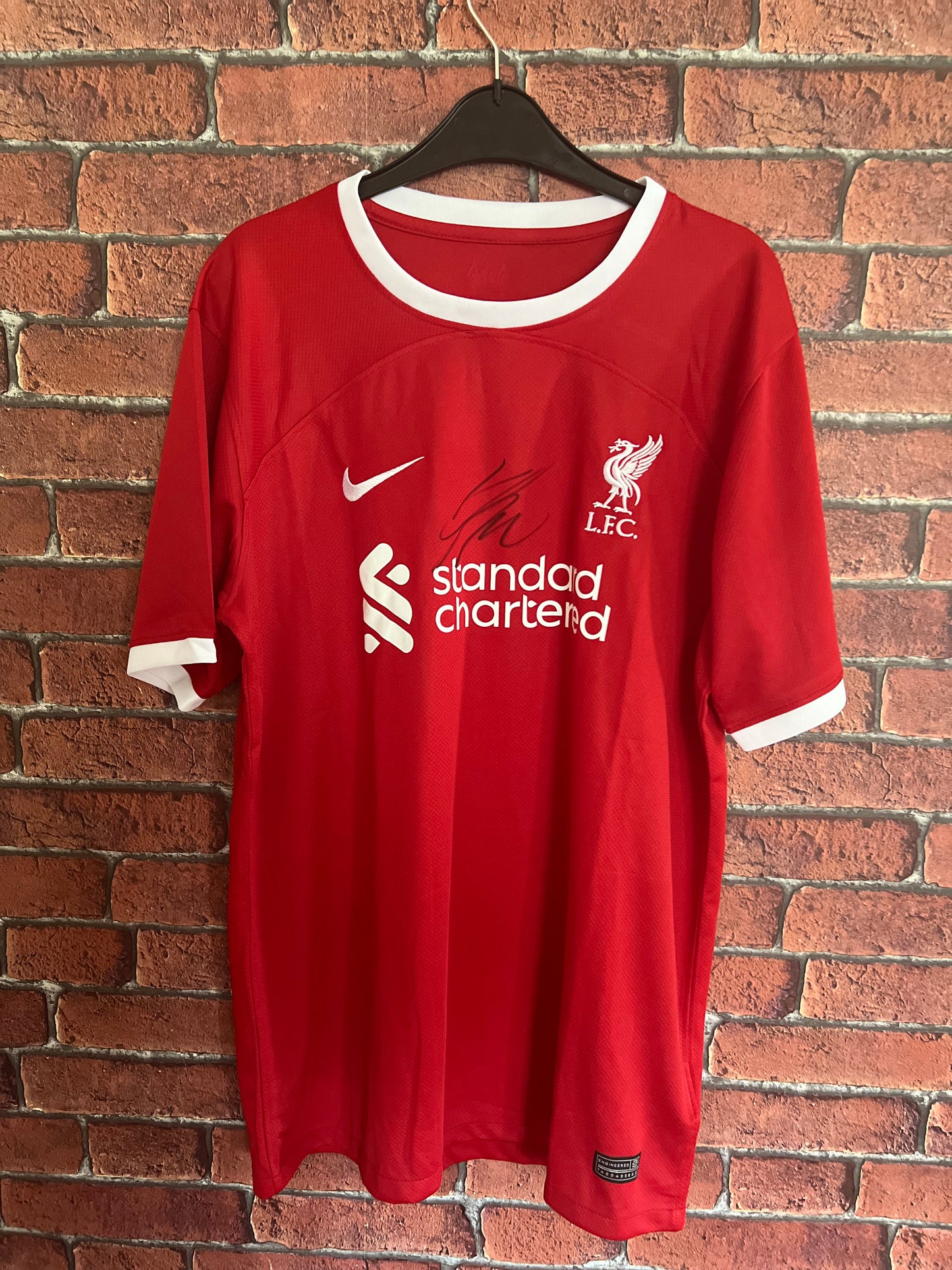 Signed Jurgen Klopp Liverpool 23/24 Home Shirt