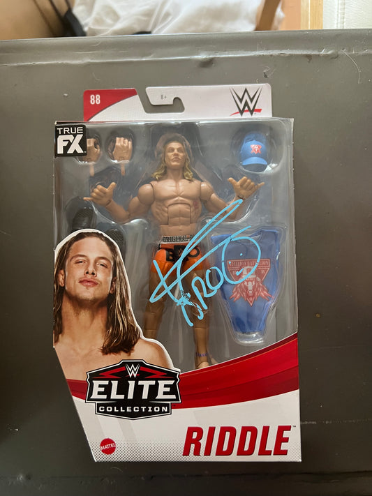 Signed WWE Mattel Elite Matt Riddle Figure