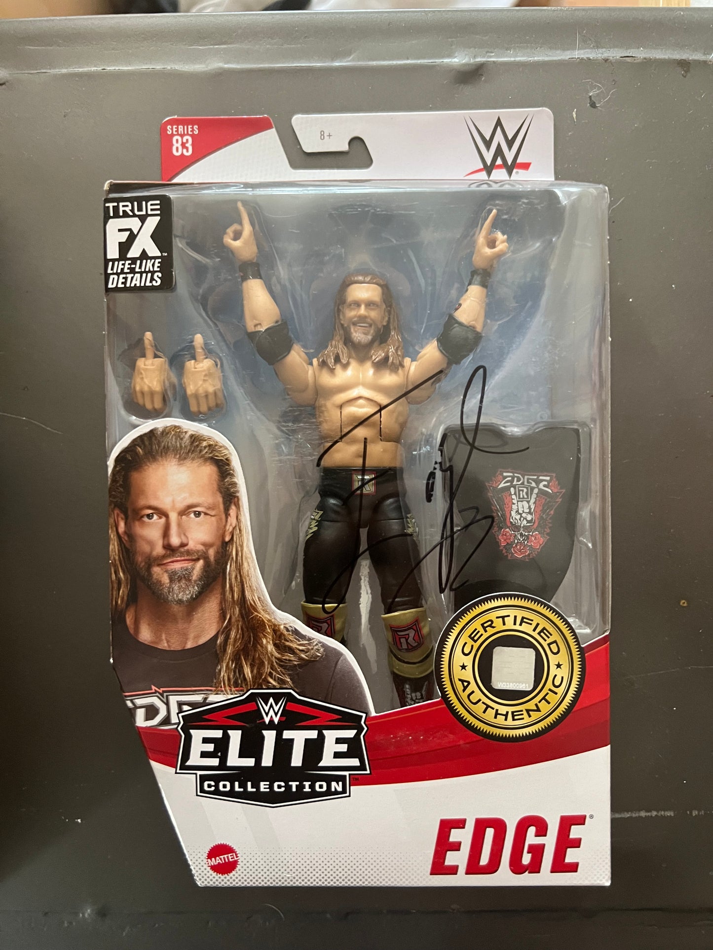 Signed WWE Mattel Elite Edge Figure