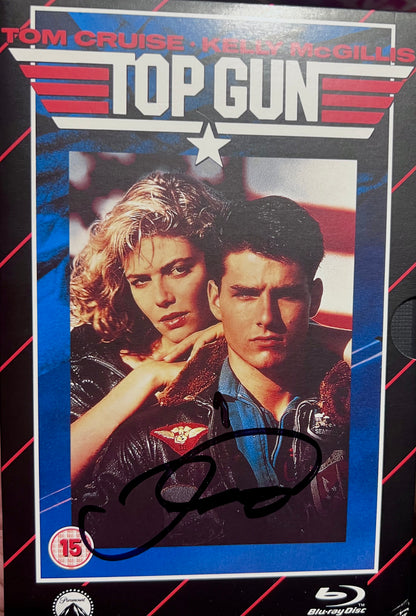 Signed Tom Cruise Limited Edition HMV Exclusive Top Gun VHS Boxed Blu-Ray