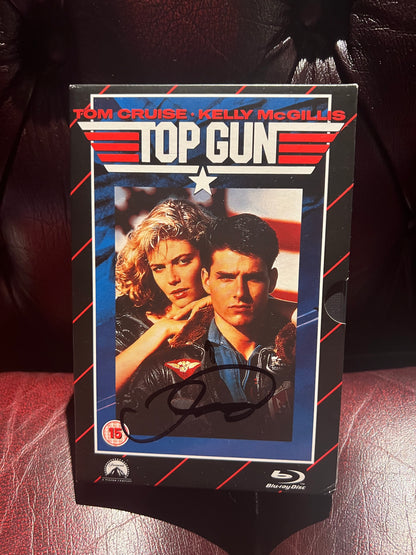 Signed Tom Cruise Limited Edition HMV Exclusive Top Gun VHS Boxed Blu-Ray