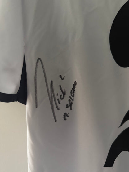 Signed Míchel Salgado Real Madrid 2000/01 La Liga Winning Shirt