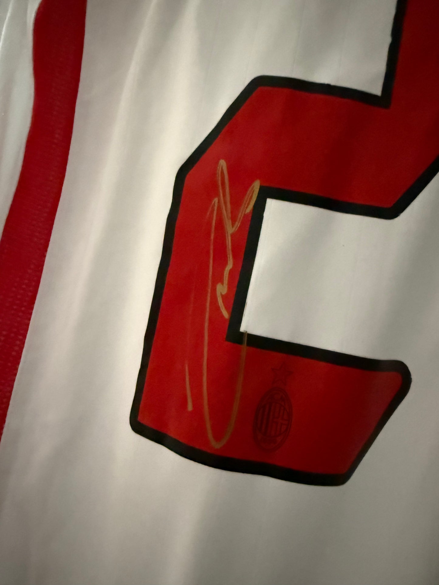 Signed Andrea Pirlo AC Milan Long Sleeve 2007 Champions League Final Shirt