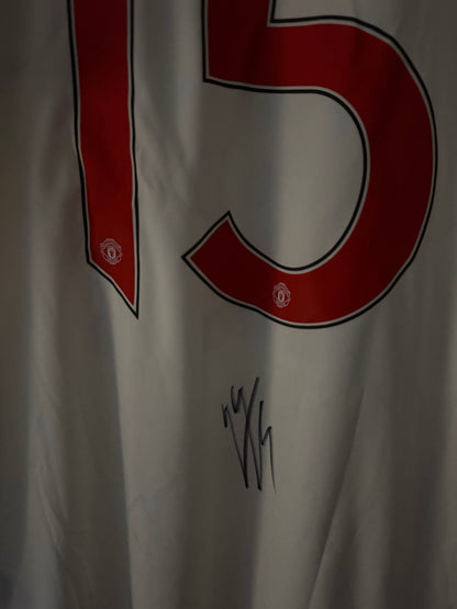 Signed Lenny Yoro Manchester United 24/25 3rd Shirt