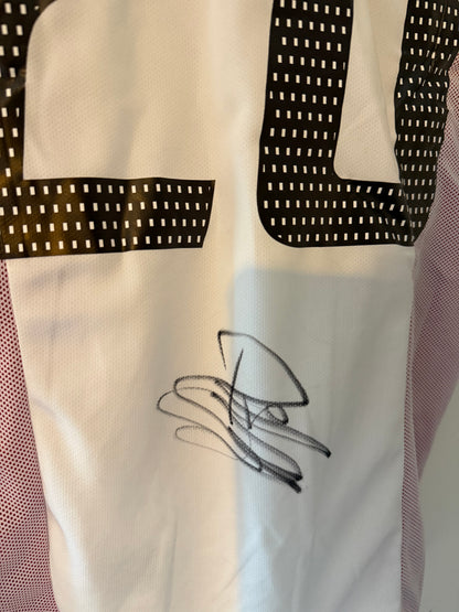 Signed Clarence Seedorf AC Milan 2003 Champions League Final Shirt