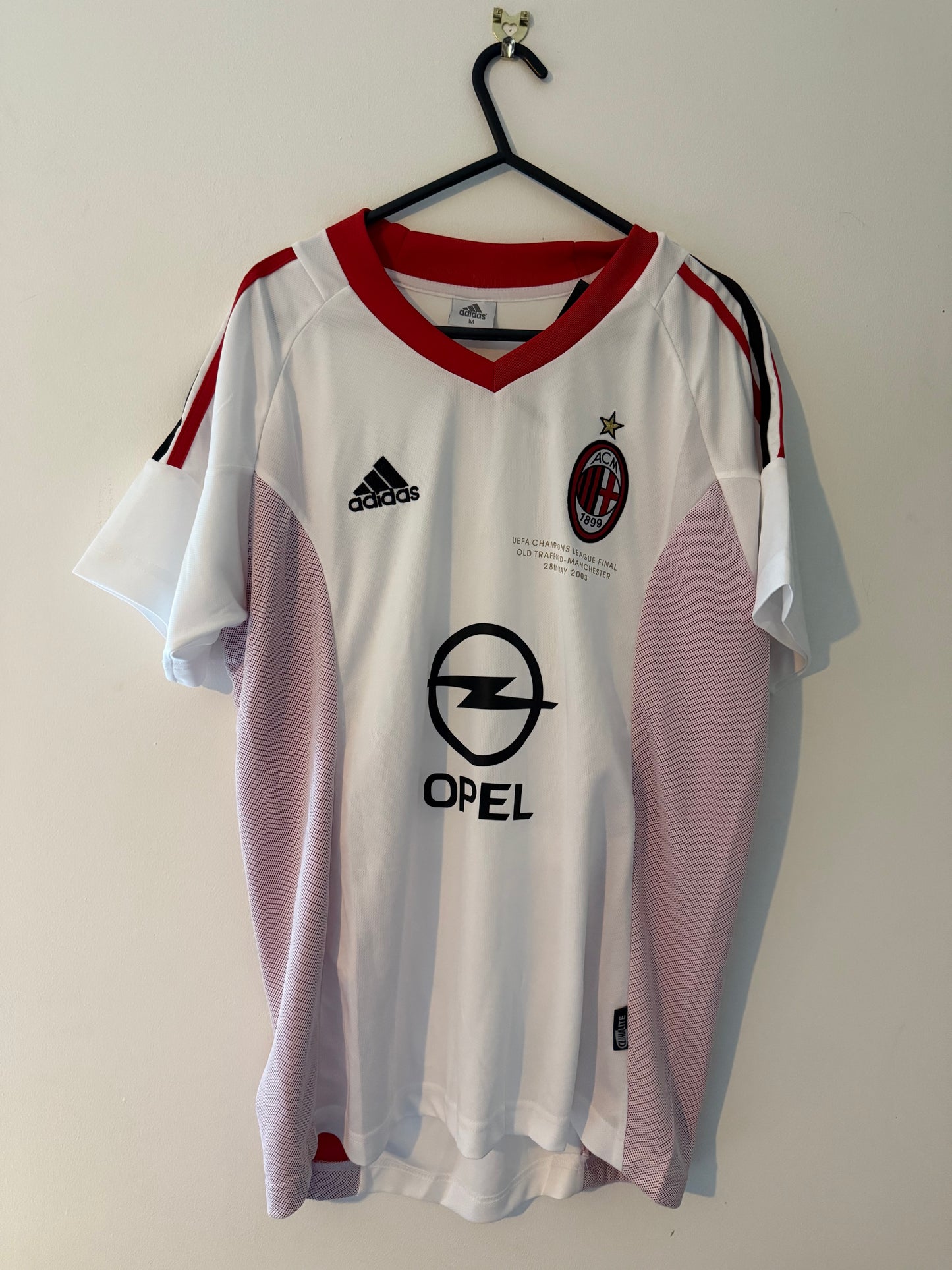 Signed Clarence Seedorf AC Milan 2003 Champions League Final Shirt