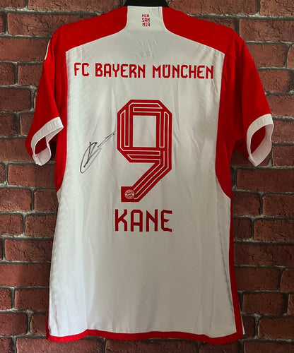 Signed Harry Kane Bayern Munich Home Shirt