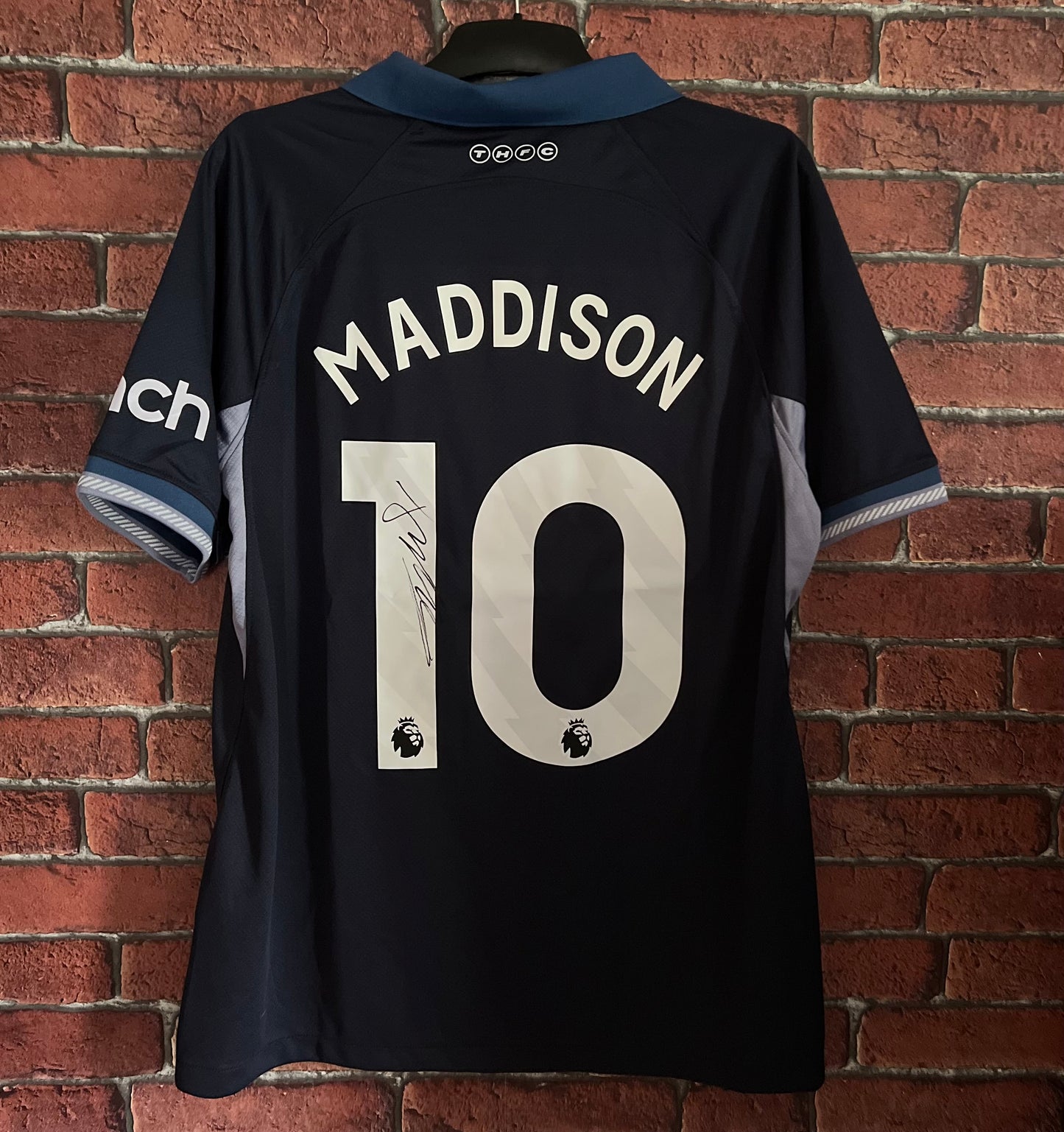 Signed James Maddison Tottenham 23/24 Away Shirt