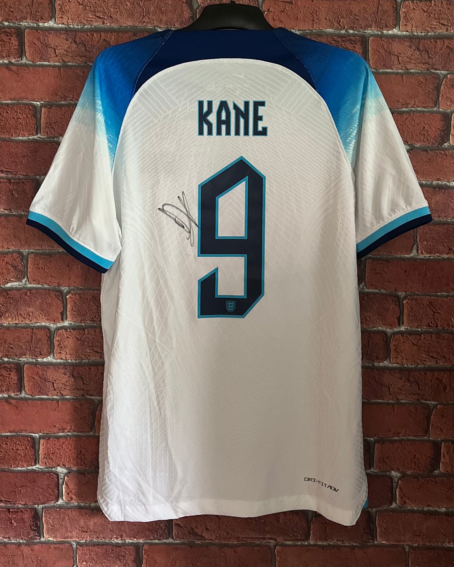 Signed Harry Kane England Home Shirt
