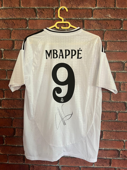 Signed Kylian Mbappe Real Madrid 25/26 Home Jersey