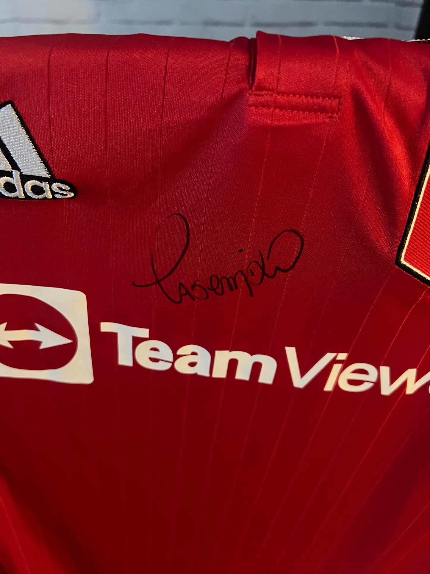 Signed Casemiro Manchester United Home Shirt