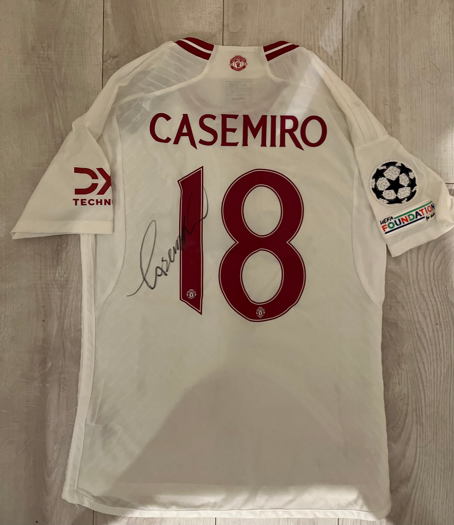 Signed Casemiro Manchester United 23/24 3rd Shirt