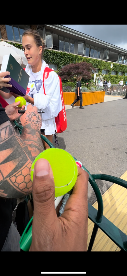 Signed Aryna Sabalenka Tennis Ball