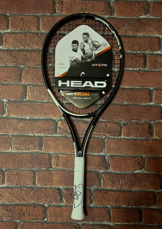 Signed Novak Djokovic Head Speed Tennis Racket