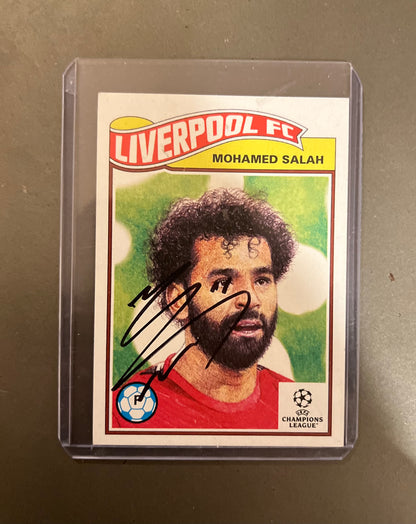 Feature Product: Signed Topps Living Set Mo Salah Liverpool Trading Card