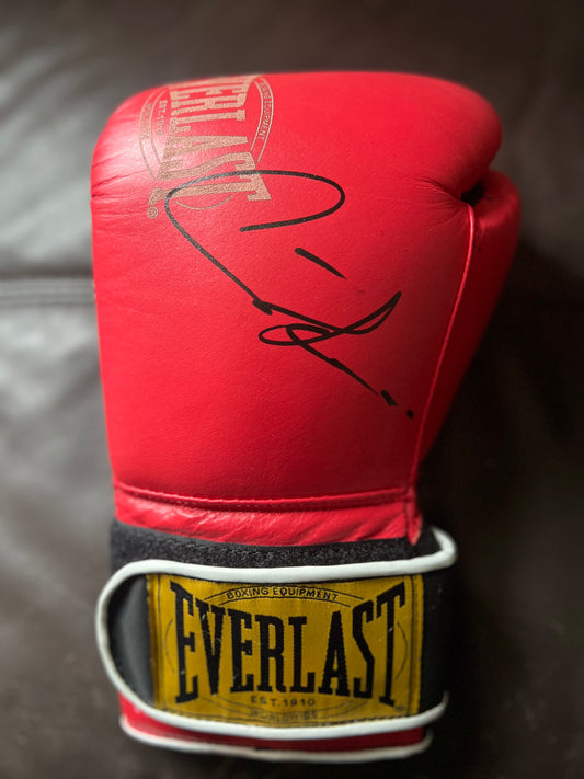 Signed Artur Beterbiev Red Everlast Boxing Glove