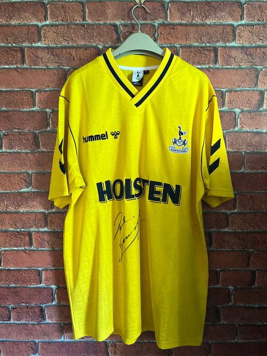 Signed Paul Gascoigne Tottenham 1988-91 Away Shirt