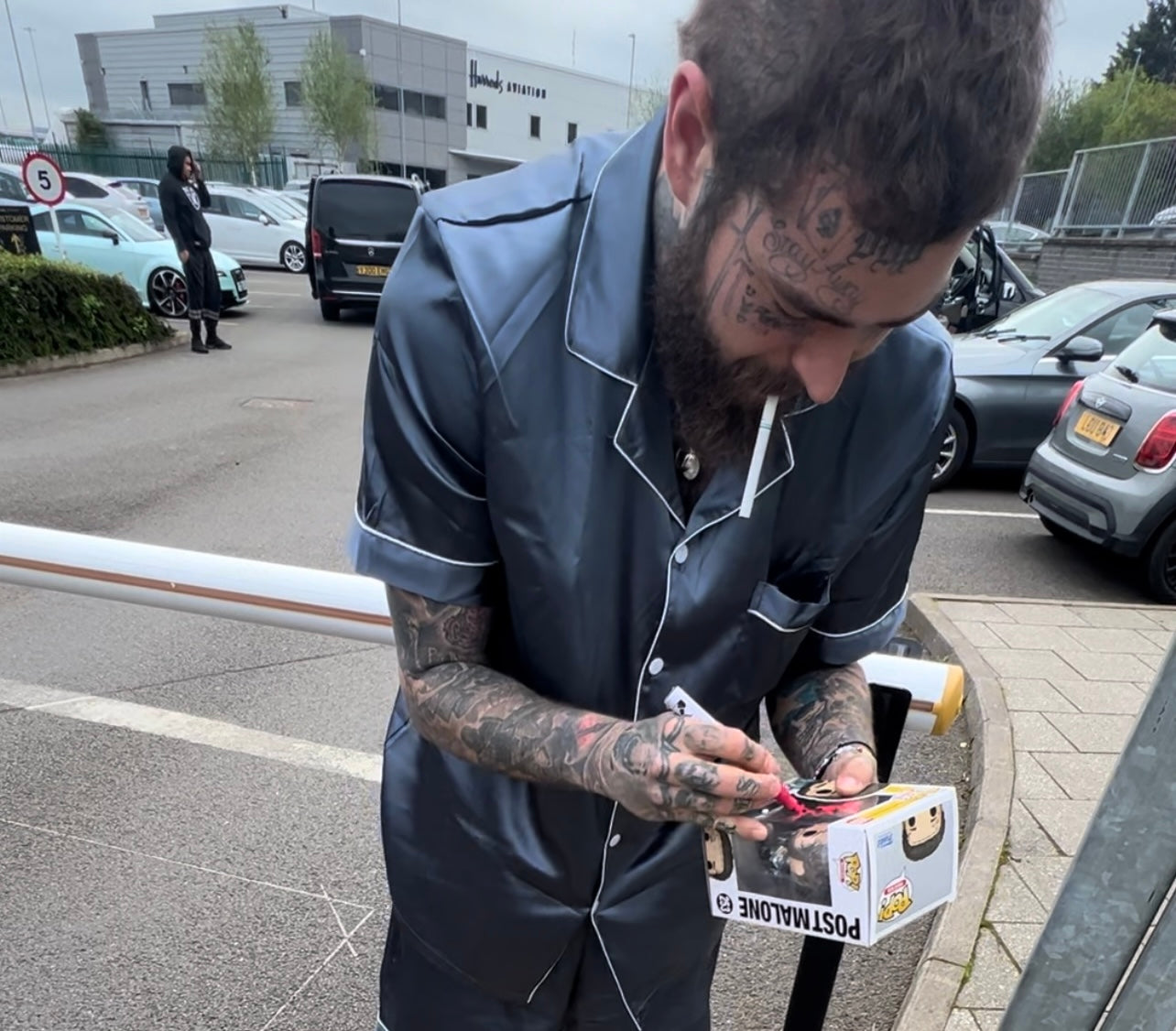 Signed Post Malone Funko Pop (Red Ink)