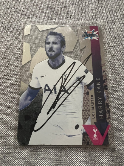 Signed Harry Kane Topps Crystal Trading Card