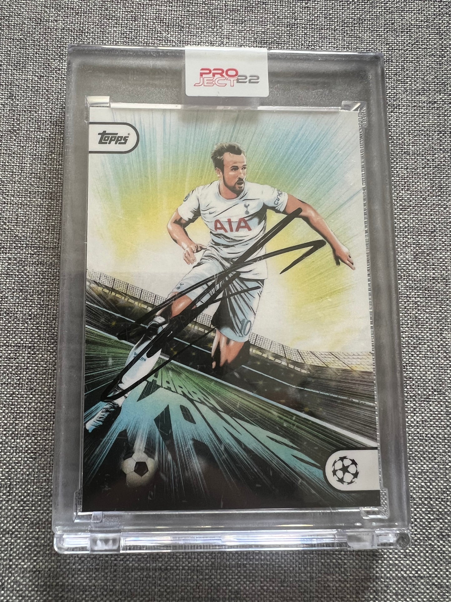 Signed Harry Kane Topps Project 22 Trading Card