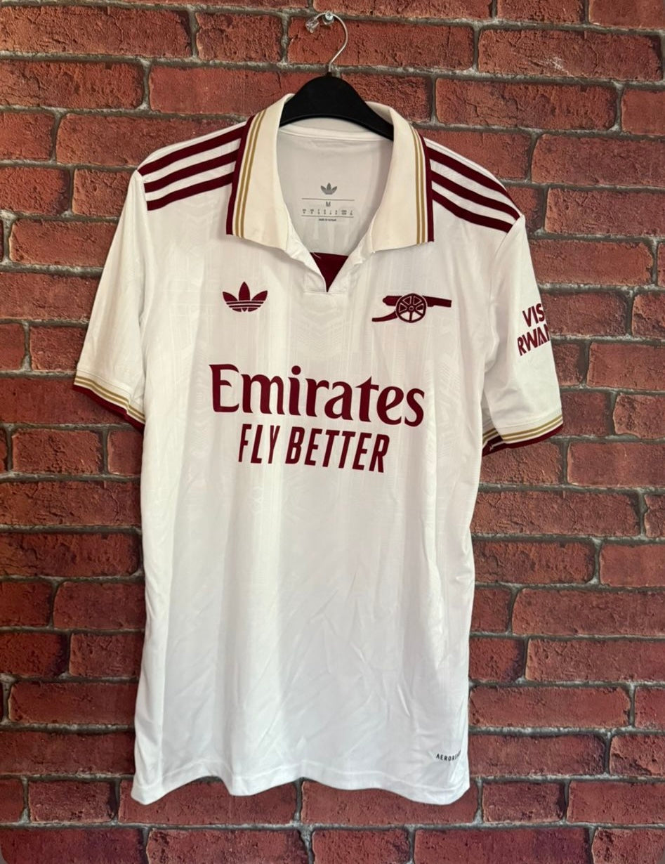 Signed Martin Odegaard Arsenal Premier League Winning 3rd Shirt