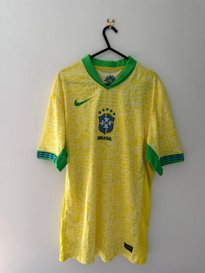 Signed Richarlison Brazil Home Shirt