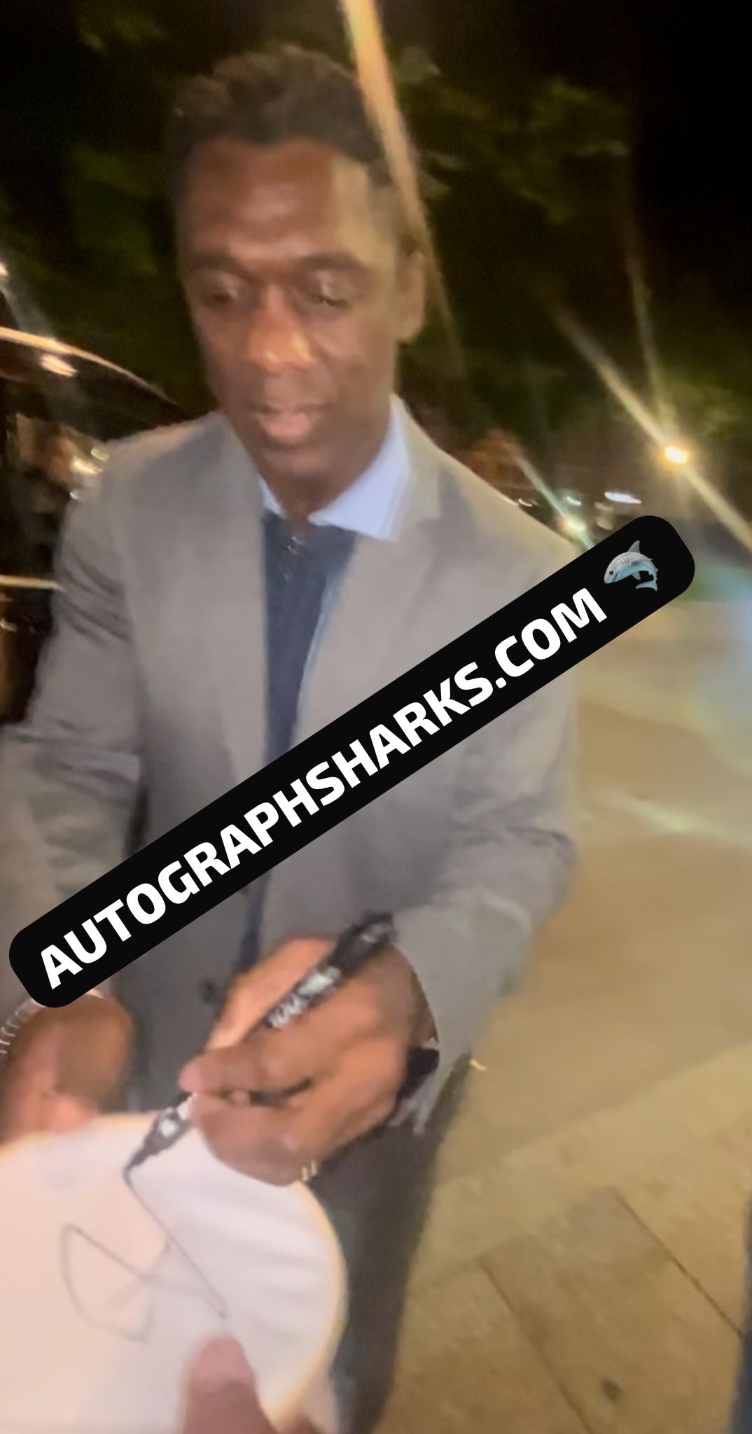 Signed Clarence Seedorf AC Milan 2003 Champions League Final Shirt